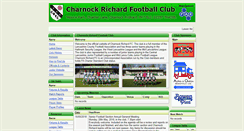 Desktop Screenshot of charnockrichardfc.co.uk