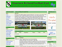Tablet Screenshot of charnockrichardfc.co.uk